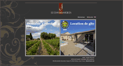 Desktop Screenshot of domaineleclosdessources.com